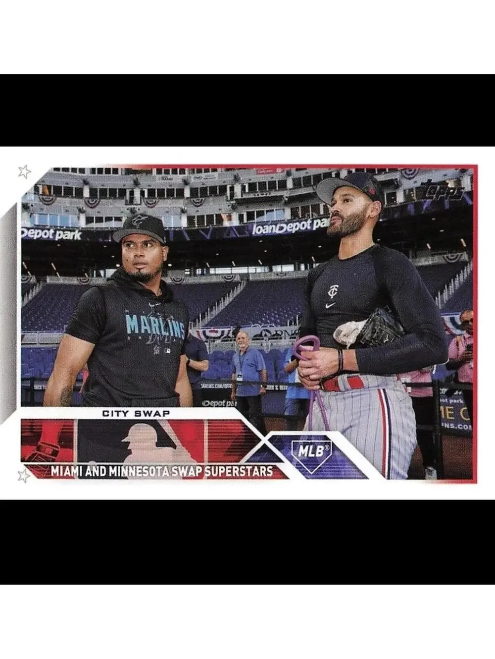 2023 Topps Update Series - Veteran Combos Luis Arraez, Pablo Lopez #US302